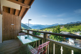 Balcon avec vue sur le Beaufortain