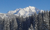 Vue au sommet des pistes