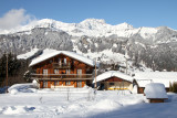 Chalet La Marmotte, Vue Chaîne des Aravis