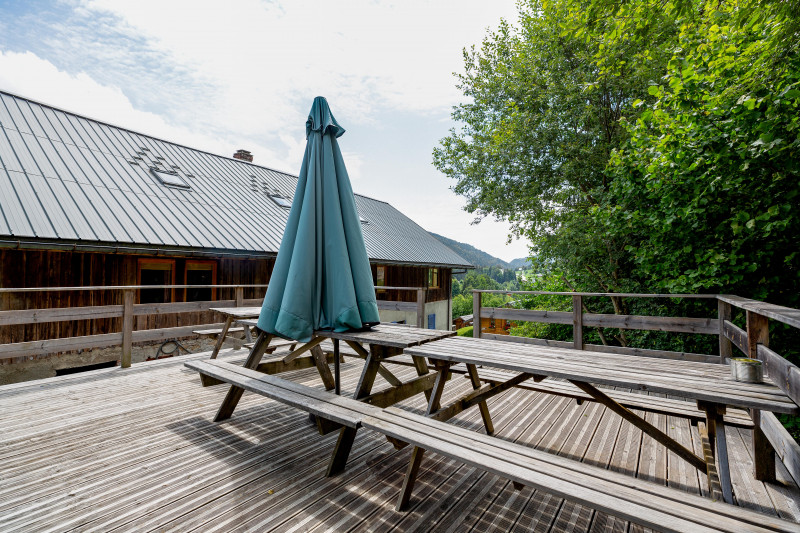 La terrasse, vue plein sud