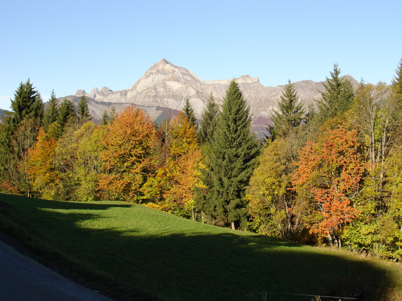 Chalet la Marmotte, en automne